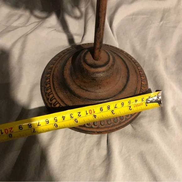 2 foot tall  Rooster Weather Vane candle holder all metal tin - Picture 11 of 11